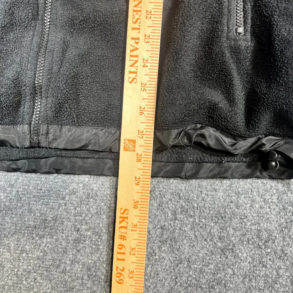 North Face Denali Fleece Jacket XL Black Full Zip Polartec